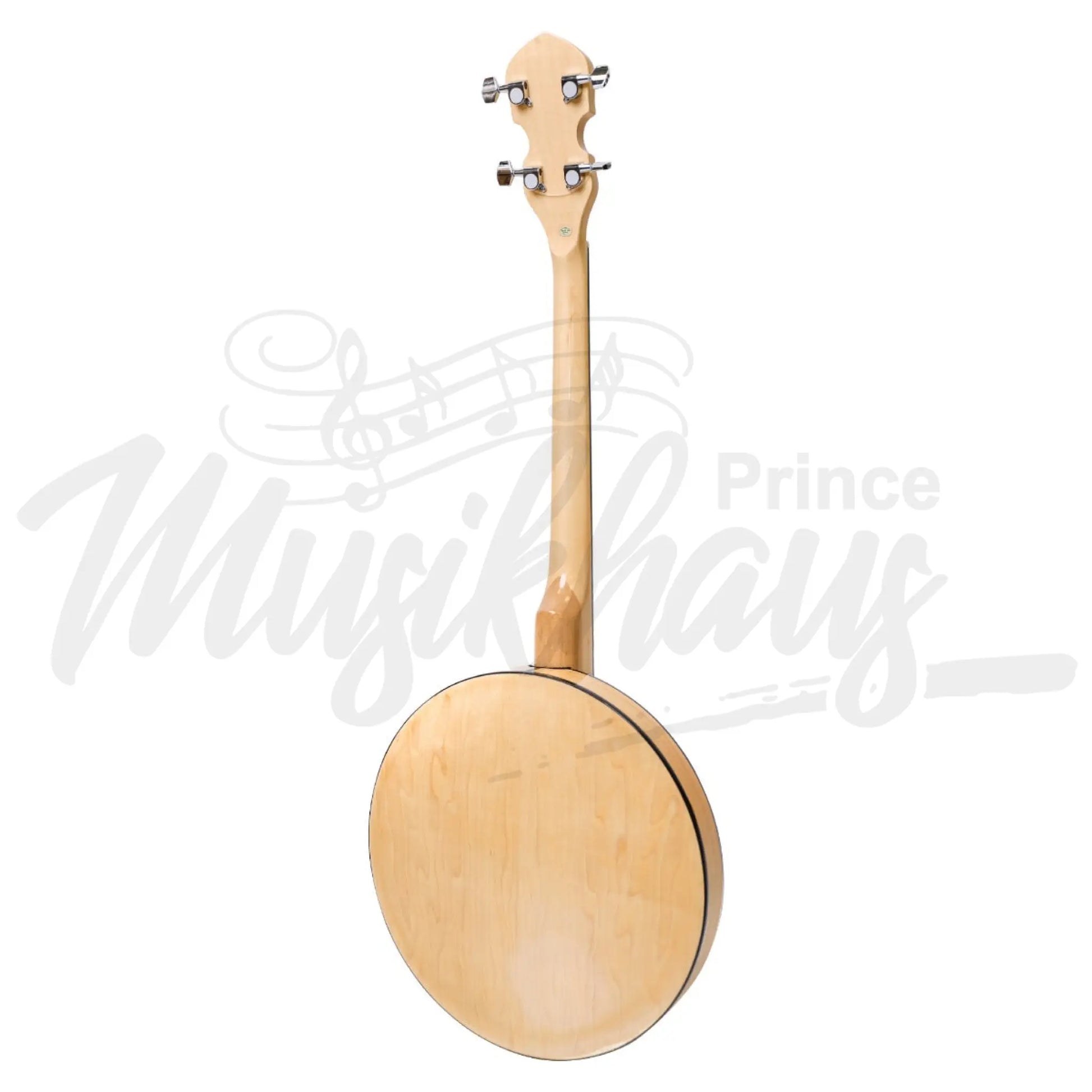 Heartland Deluxe Irish Tenor Banjo Left Handed 19 Frets 24 Bracket Closed Solid Back Maple Finish