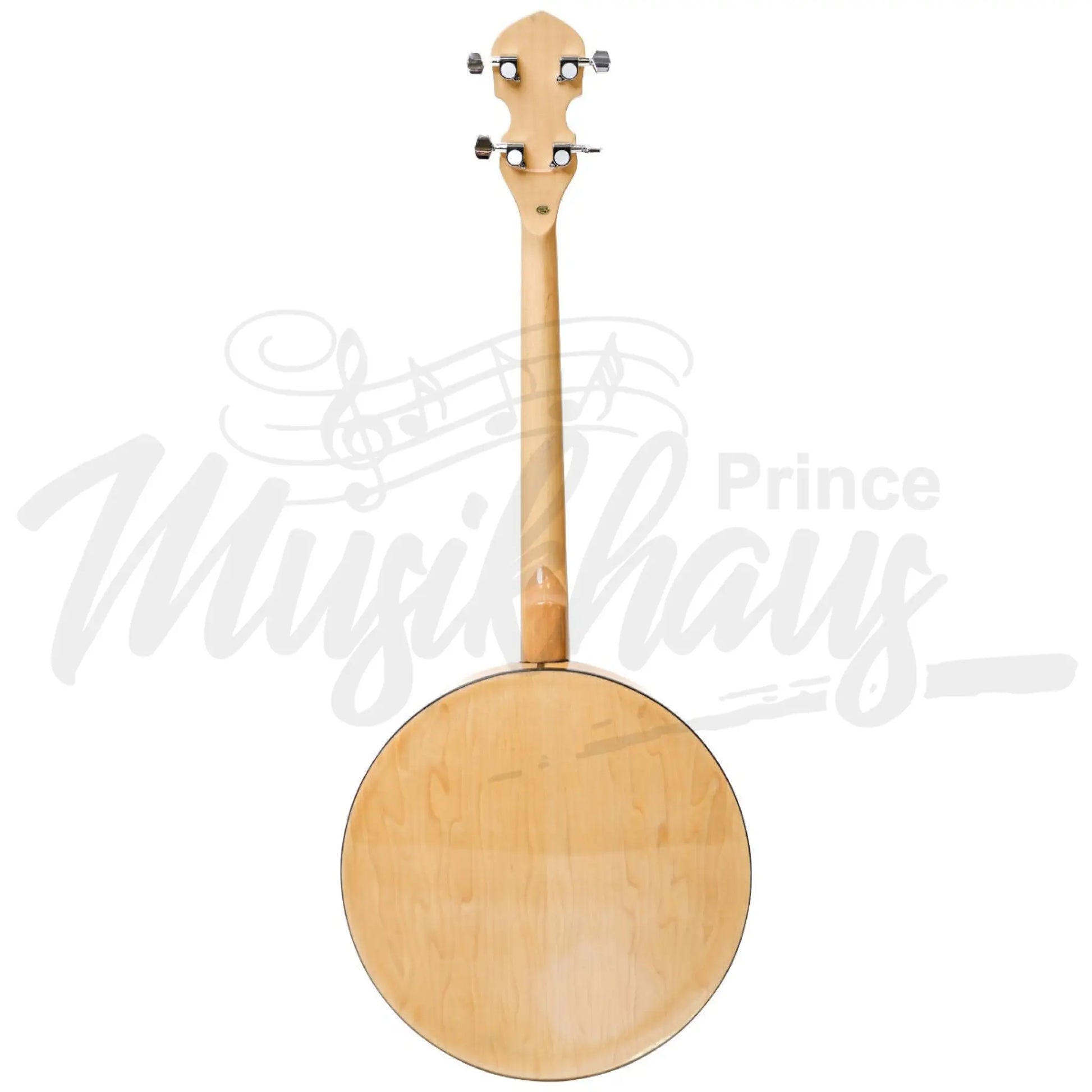 Heartland Deluxe Irish Tenor Banjo Left Handed 19 Frets 24 Bracket Closed Solid Back Maple Finish