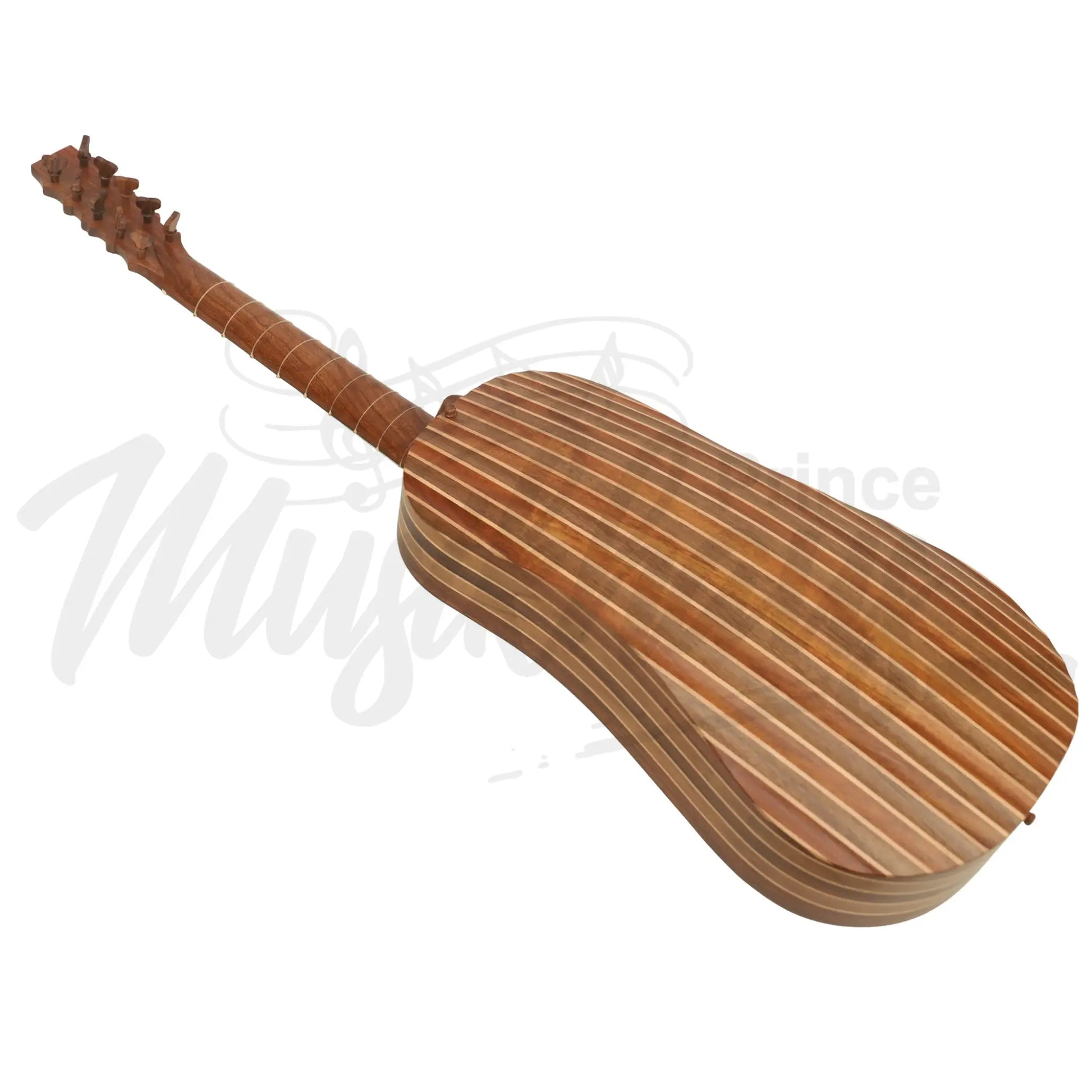 Heartland Sellas Baroque Guitar 5 Course Left Hand Variegated Walnut Rosewood