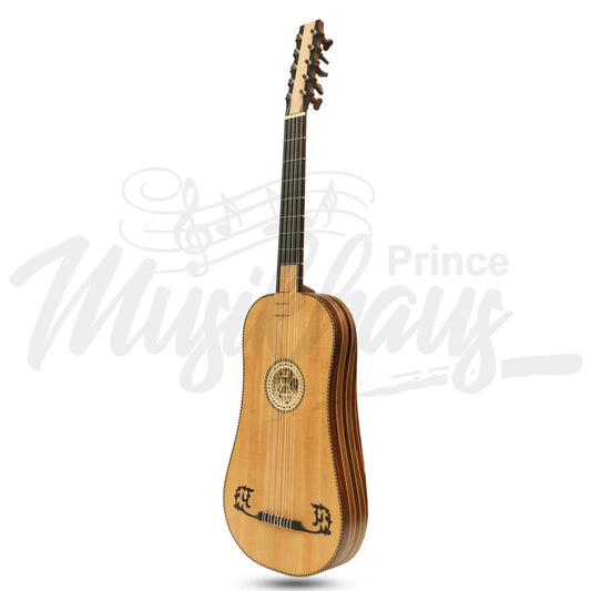 Heartland Sellas Baroque Guitar 5 Course Left Hand Variegated Walnut Rosewood