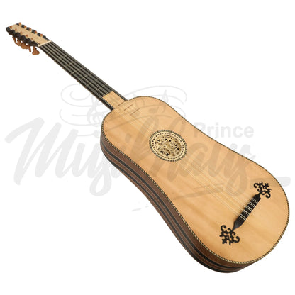 Heartland Sellas Baroque Guitar 5 Course Variegated Walnut Ebony