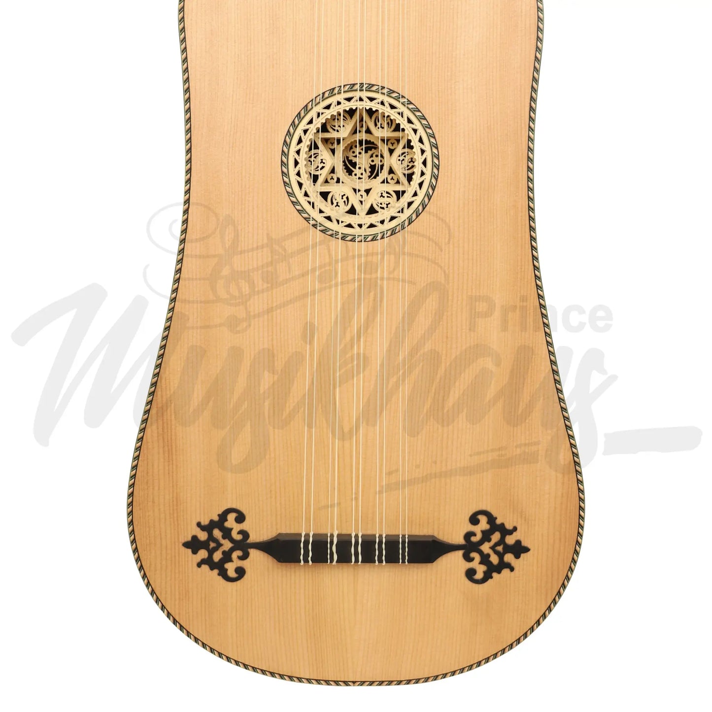 Heartland Sellas Baroque Guitar 5 Course Variegated Walnut Ebony