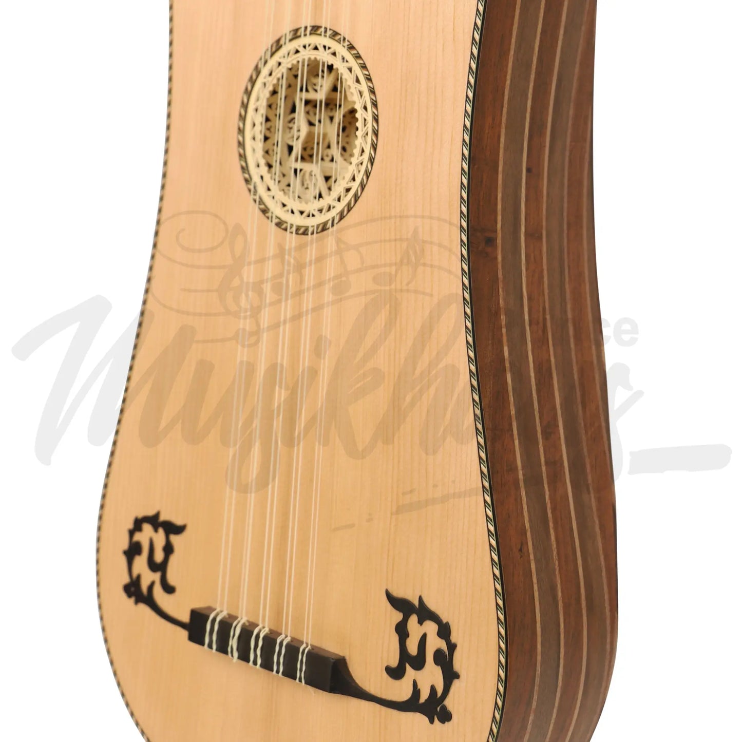 Heartland Sellas Baroque Guitar 5 Course Variegated Walnut Rosewood