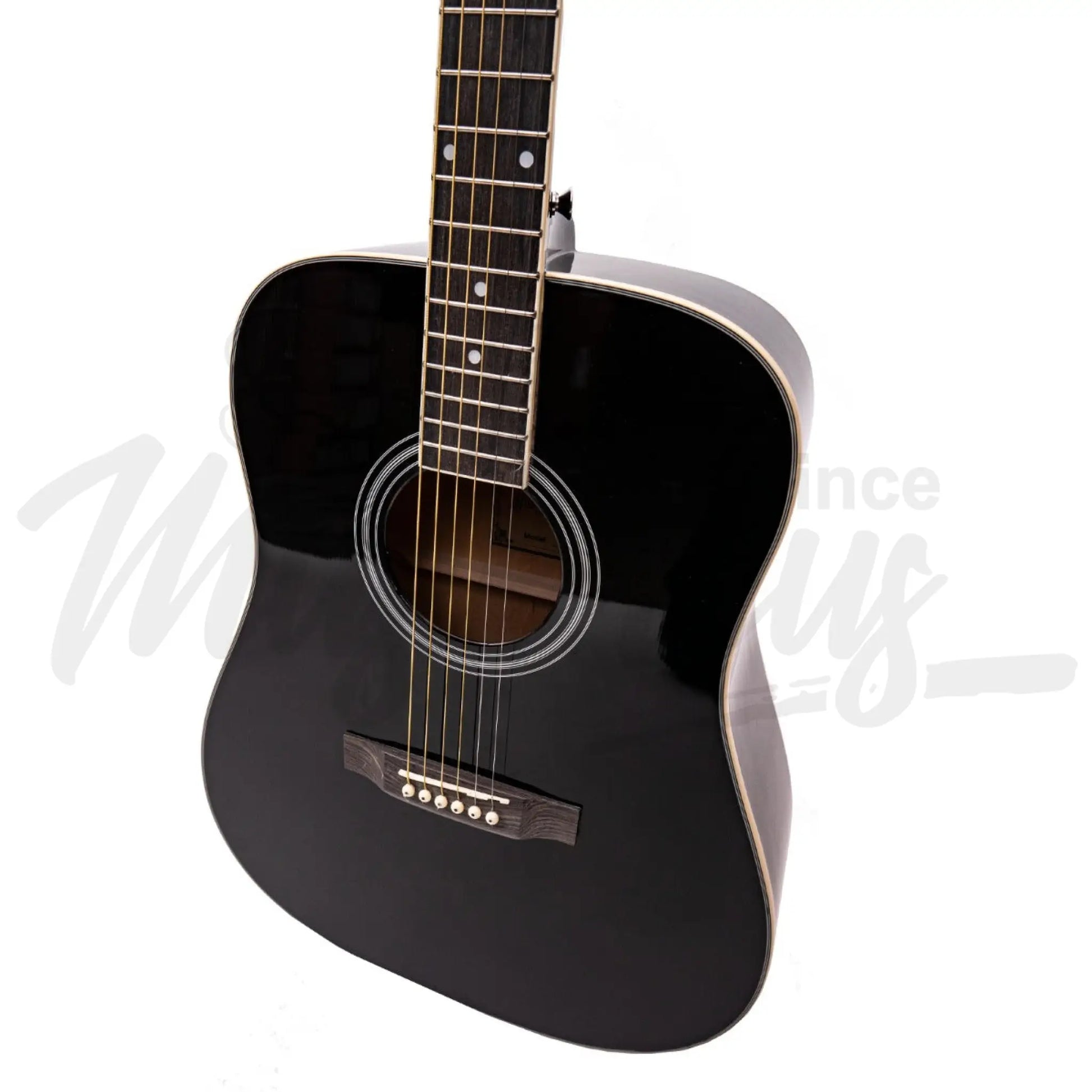 Heartland Spirit Dreadnought Steel String Guitar Kit Black