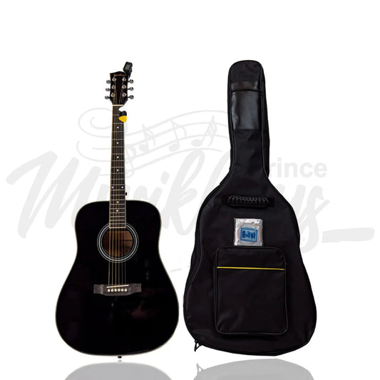 Heartland Spirit Dreadnought Steel String Guitar Kit Black