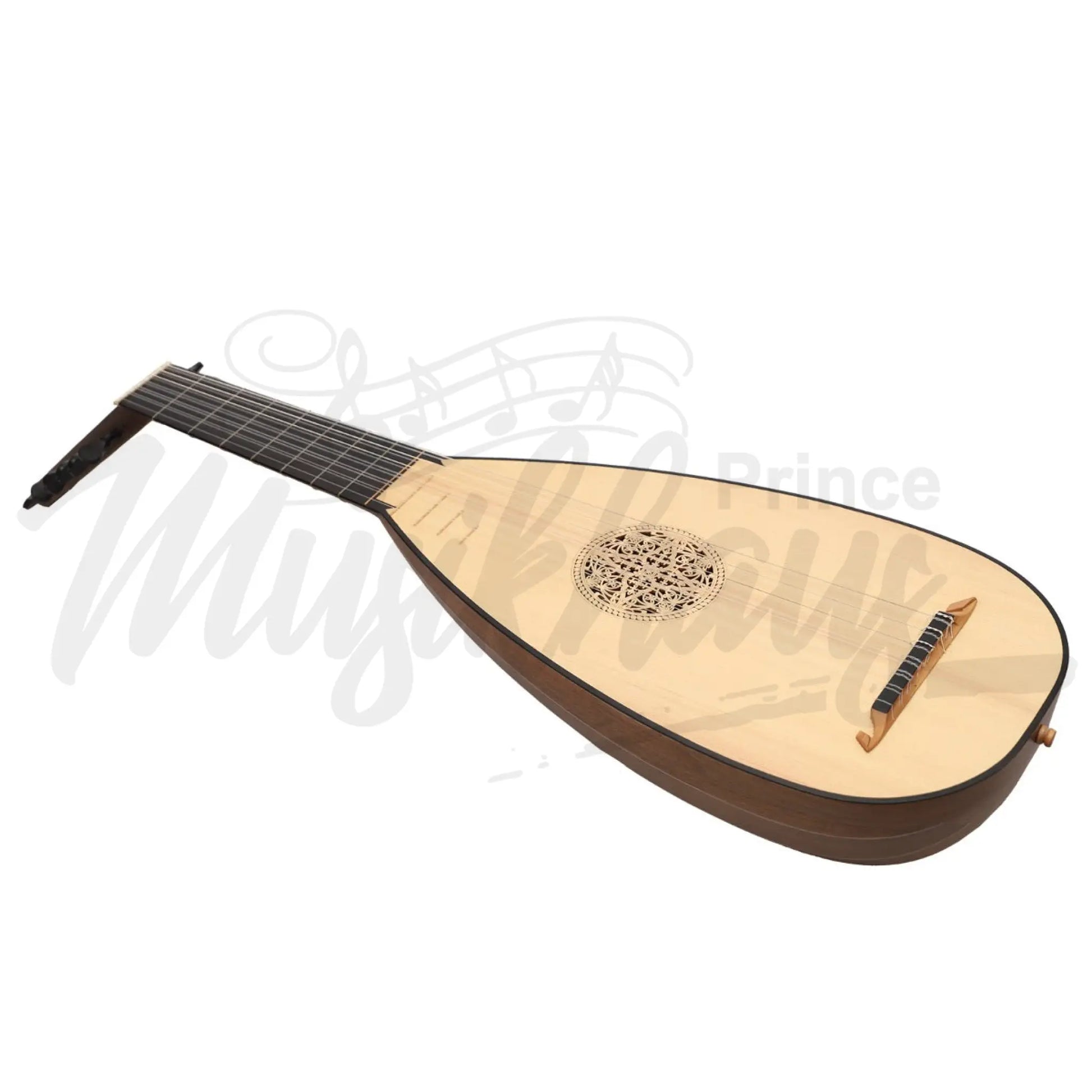 Heartland Travel Lute 7 Course Walnut Left Handed By Muzikkon