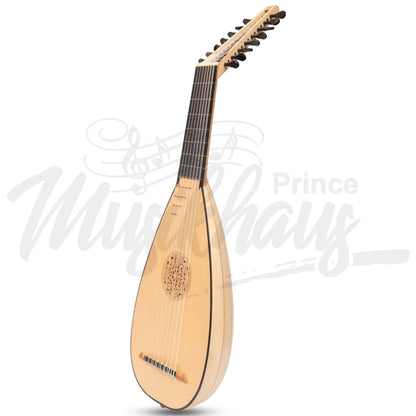 Heartland Travel Lute 8 Course Lacewood By Muzikkon Left Handed