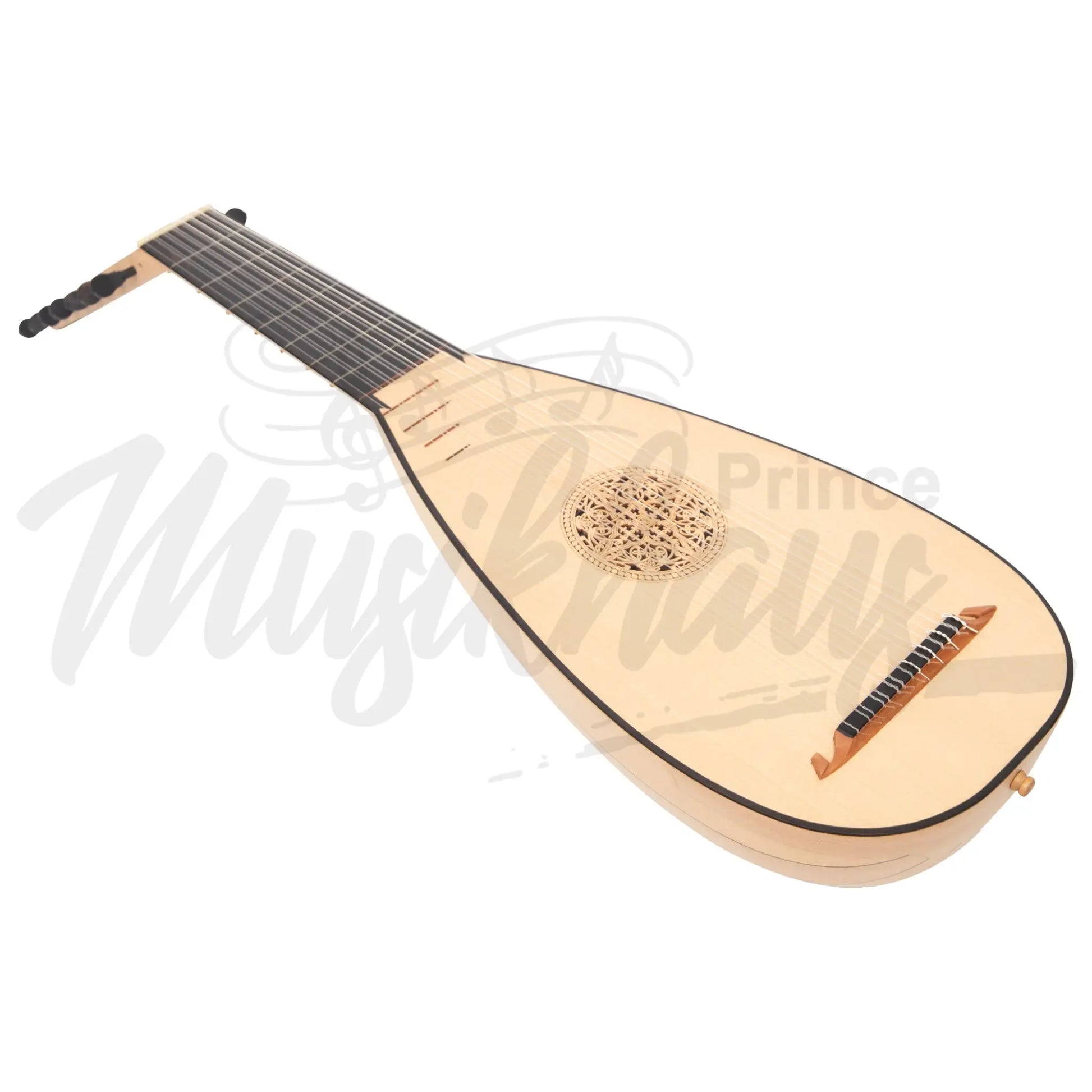 Heartland Travel Lute 8 Course Lacewood By Muzikkon Left Handed