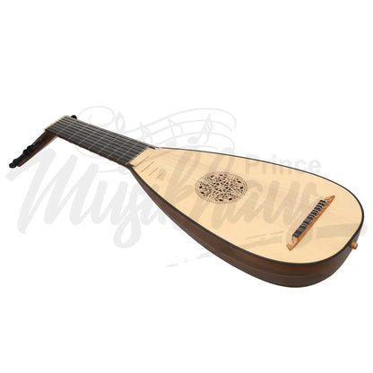 Heartland Travel Lute 8 Course Walnut Left Handed By Muzikkon