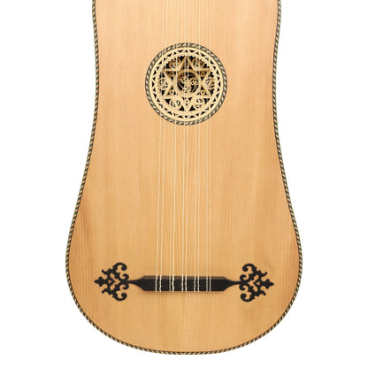 HEARTLAND SELLAS BAROQUE GUITAR 5 COURSE VARIEGATED WALNUT EBONY