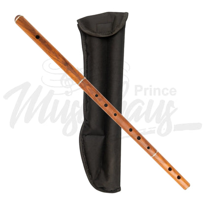 Irish Flute D Tune Rosewood Without Tuning Slide With Padded Pouch