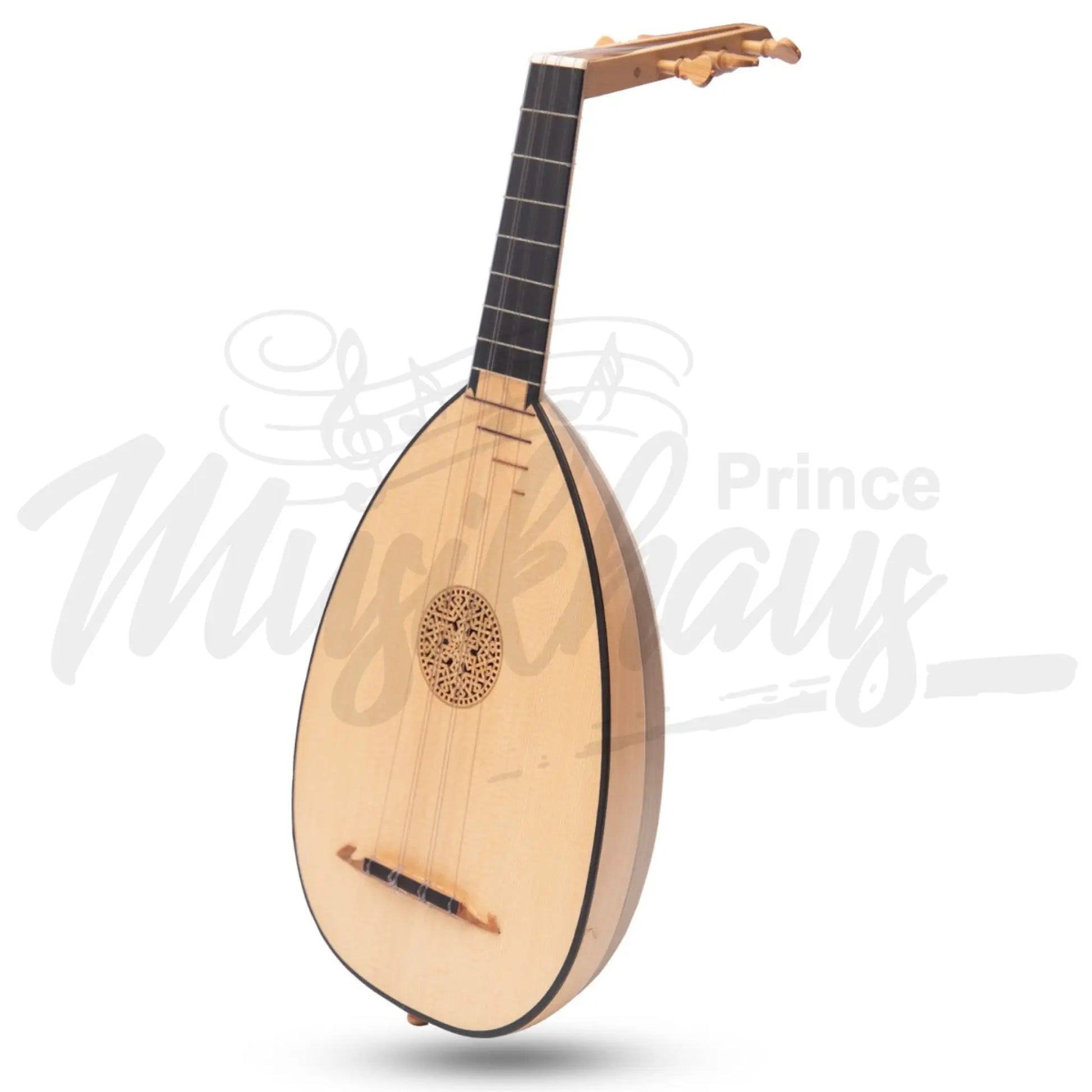 Lute Ukulele 6 Strings Tenor Variegated Lacewood Walnut