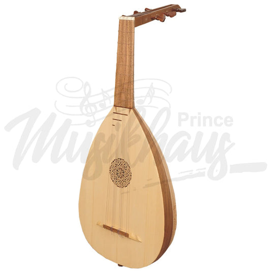 Lute Ukulele 6 Strings Tenor Variegated Left Lacewood Walnut