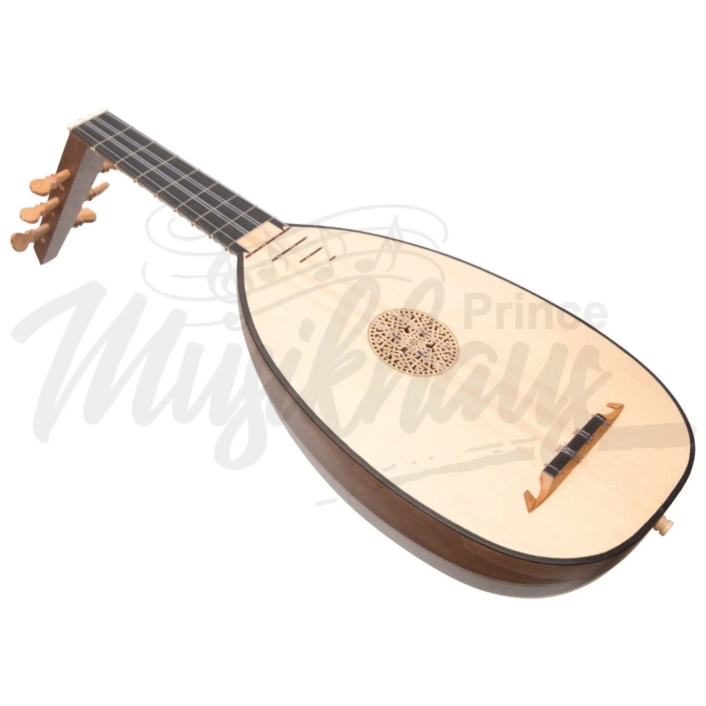 Lute Ukulele 6 Strings Tenor Walnut