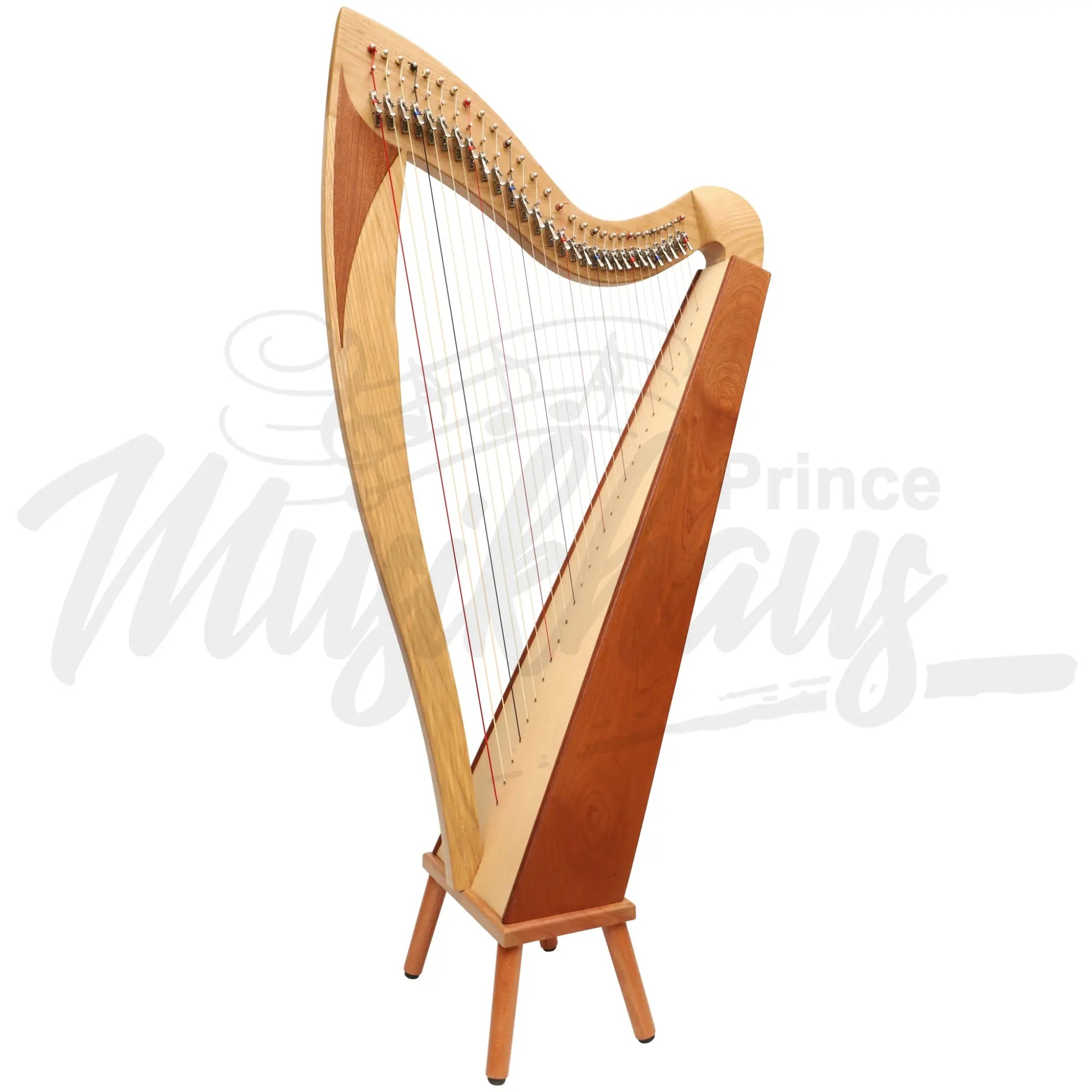 Mchugh Atlas Harp 29 String Ash And Mahogany Squareback