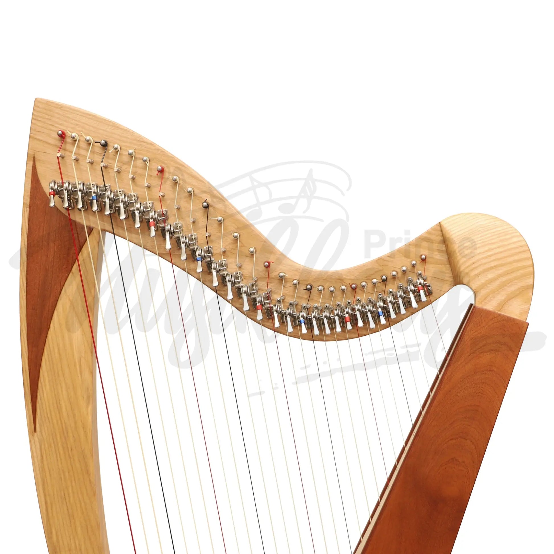 Mchugh Atlas Harp 29 String Ash And Mahogany Squareback