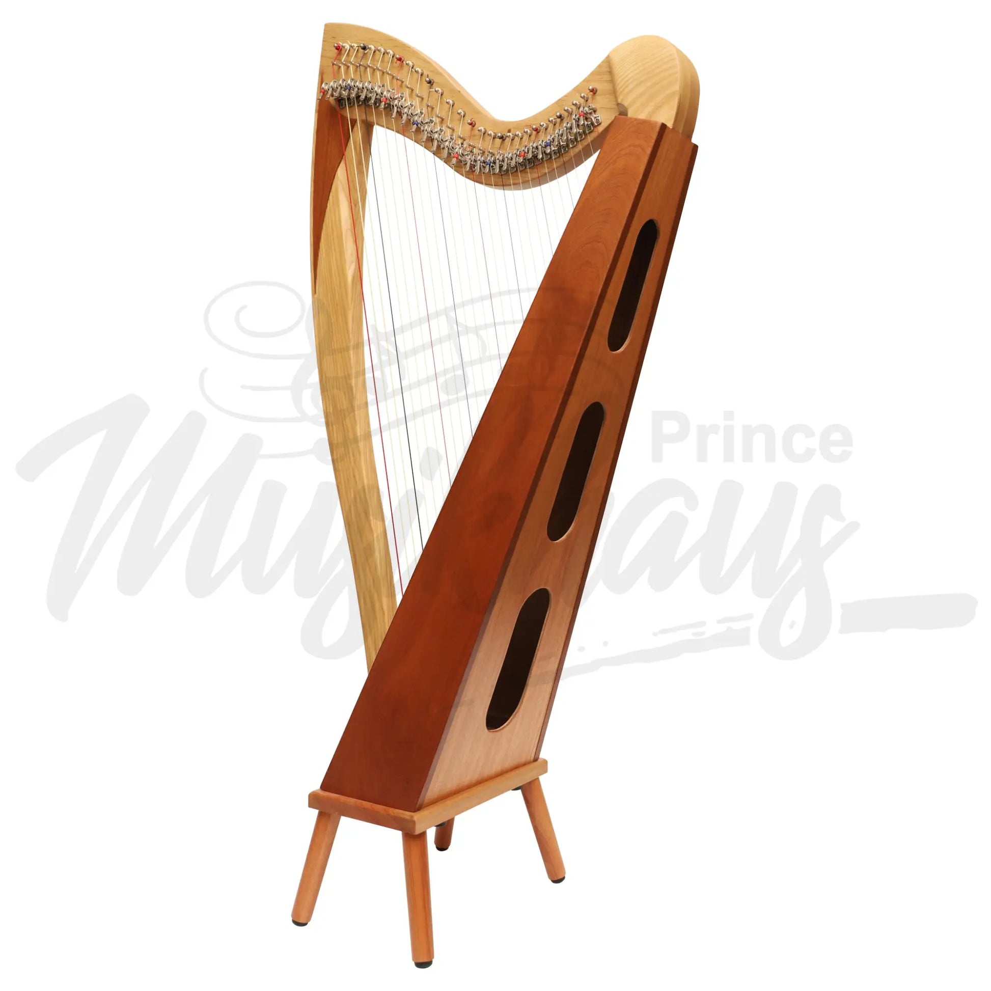 Mchugh Atlas Harp 29 String Ash And Mahogany Squareback