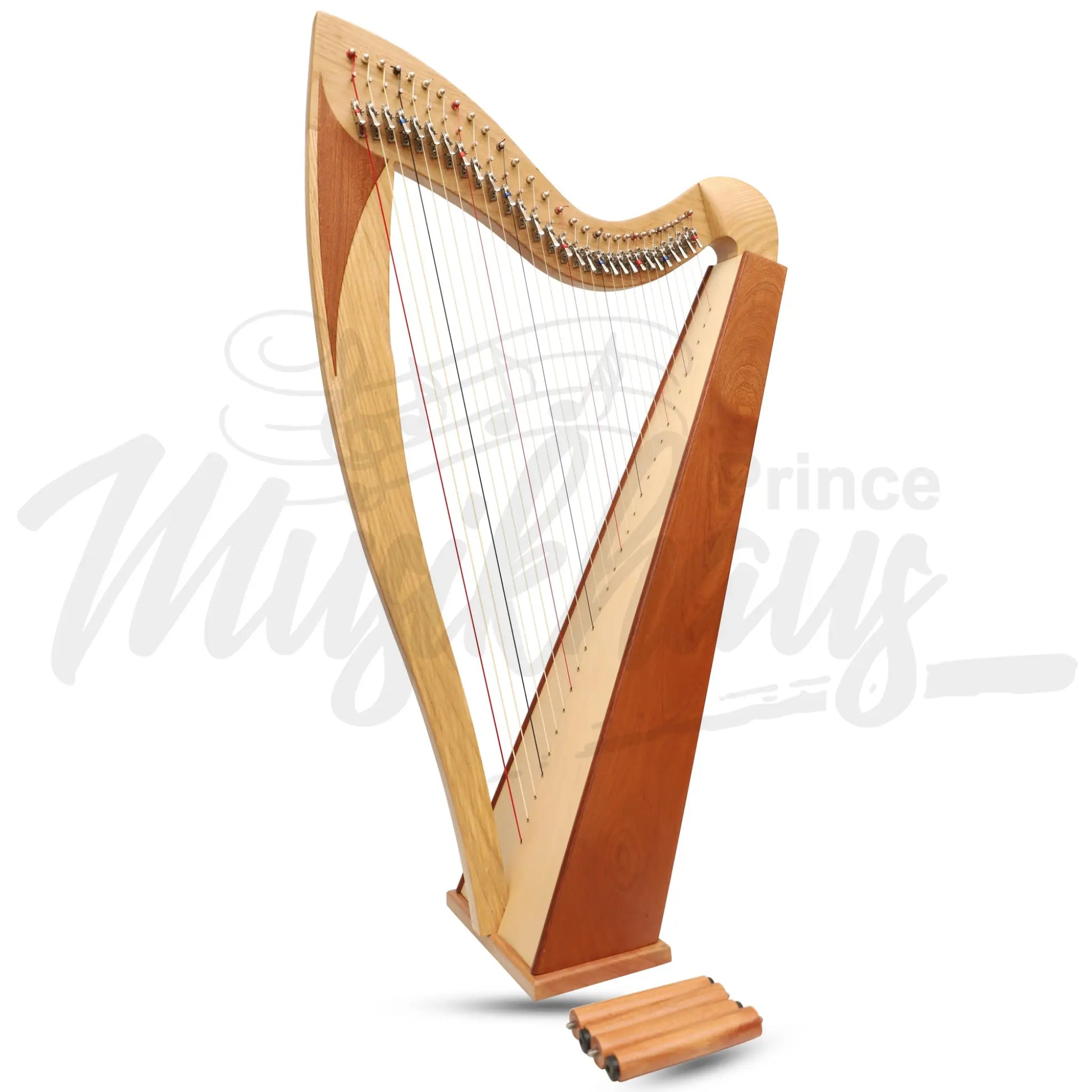 Mchugh Atlas Harp 29 String Ash And Mahogany Squareback