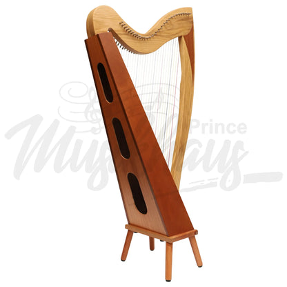 Mchugh Atlas Harp 29 String Ash And Mahogany Squareback