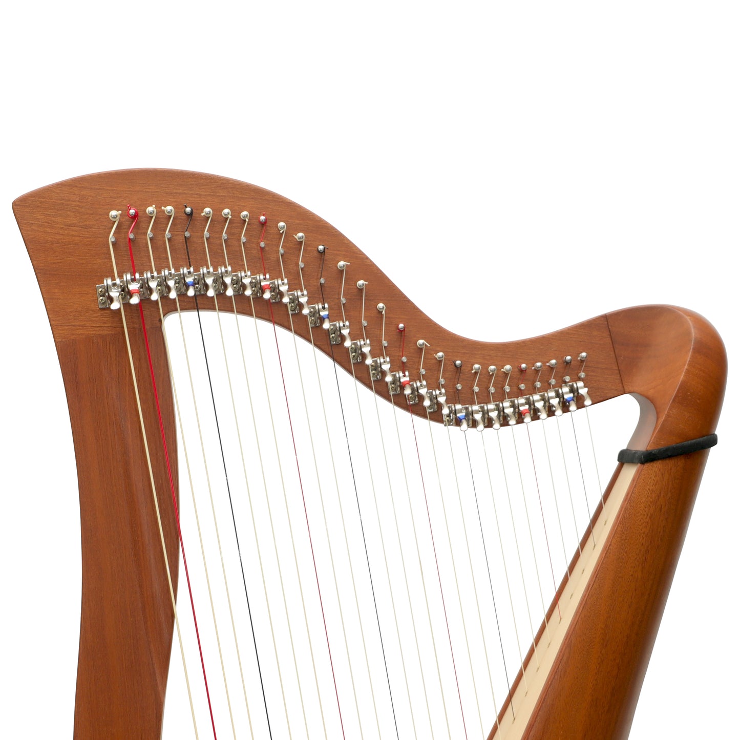 MUZIKKON MCHUGH HARP 27 STRINGS MAHOGANY ROUND BACK