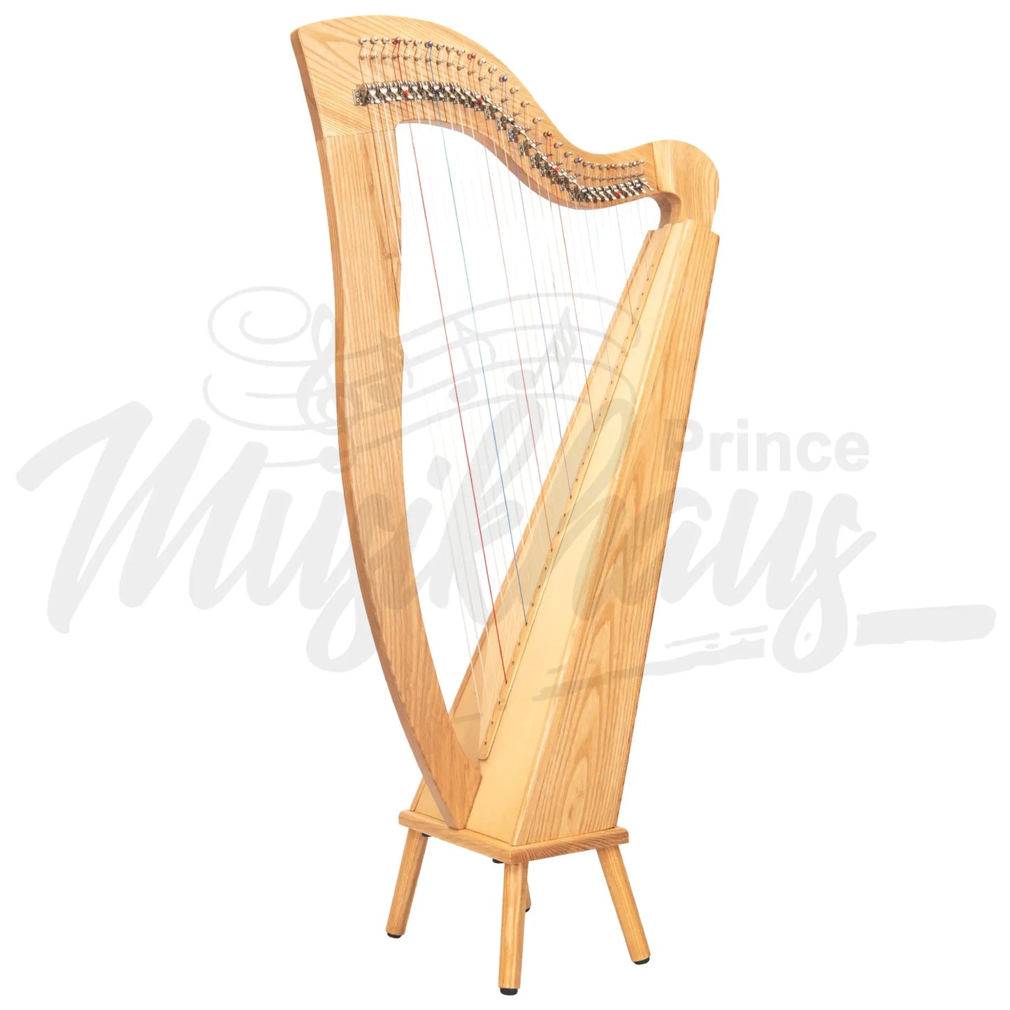 Mchugh Harp 29 String In Ashwood Wood Squareback