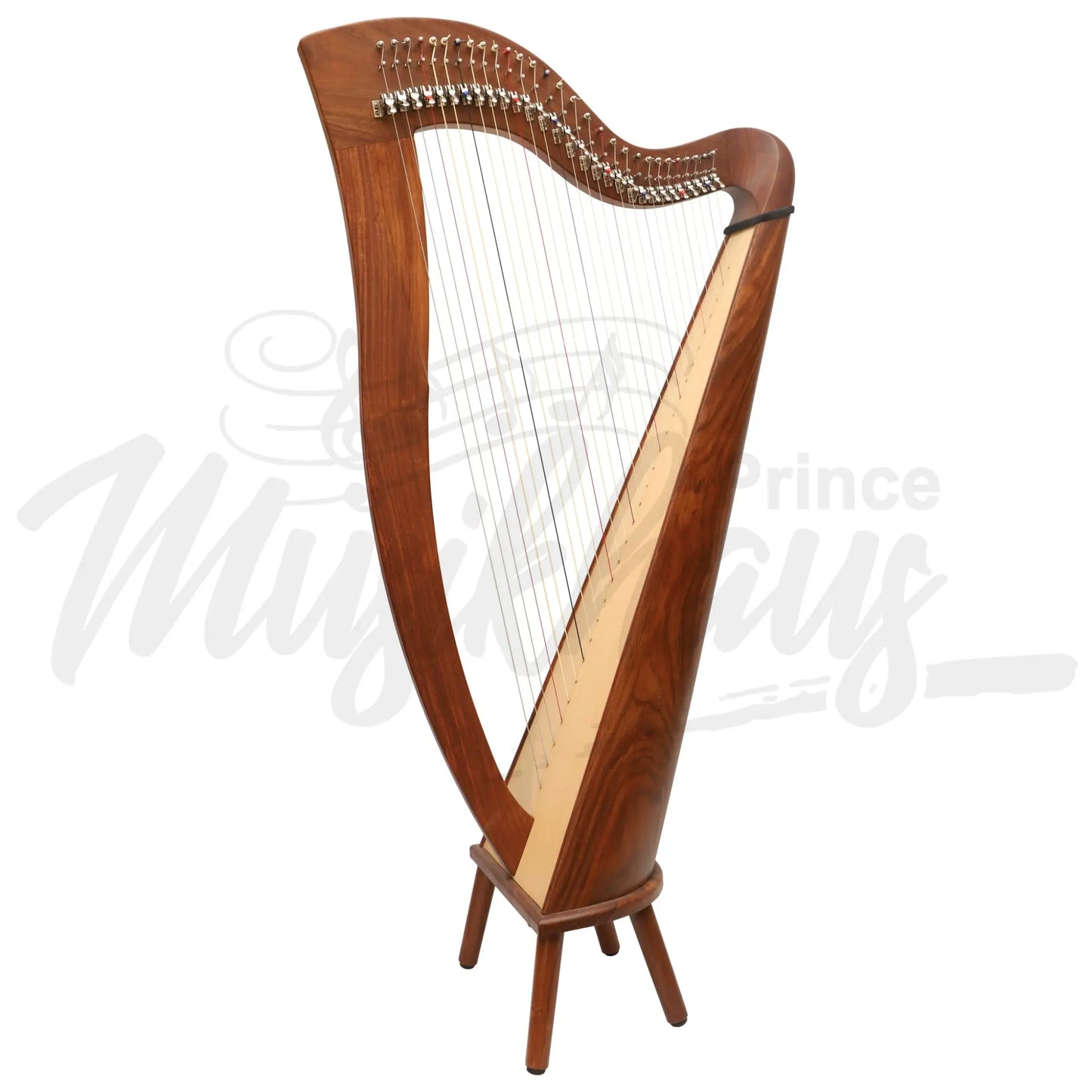 Mchugh Harp 29 String In Rosewood Round Back