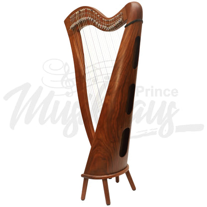 Mchugh Harp 29 String In Rosewood Round Back