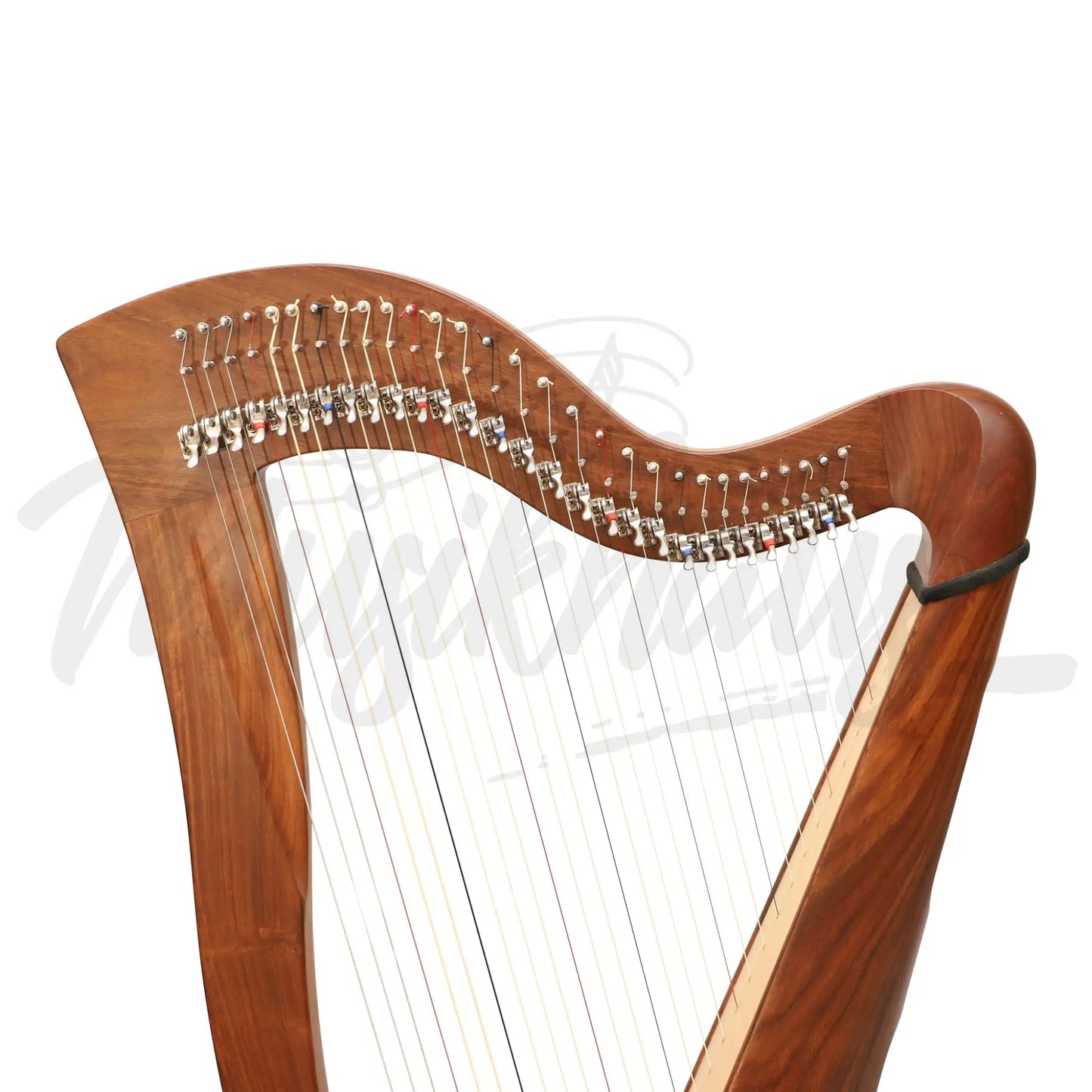 Mchugh Harp 29 String In Rosewood Round Back