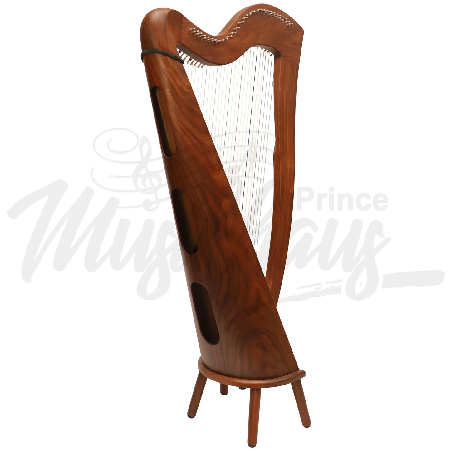 Mchugh Harp 29 String In Rosewood Round Back