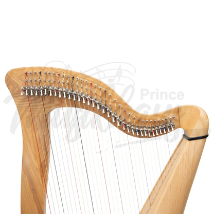 Mchugh Harp 34 String Ashwood Round Back