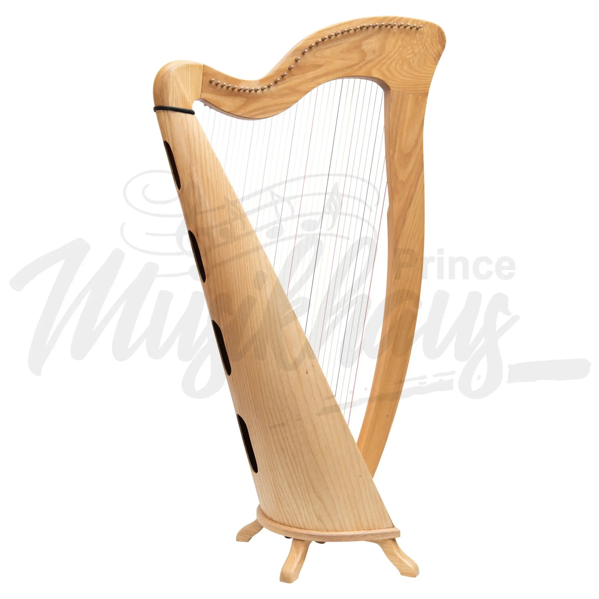 Mchugh Harp 34 String Ashwood Round Back