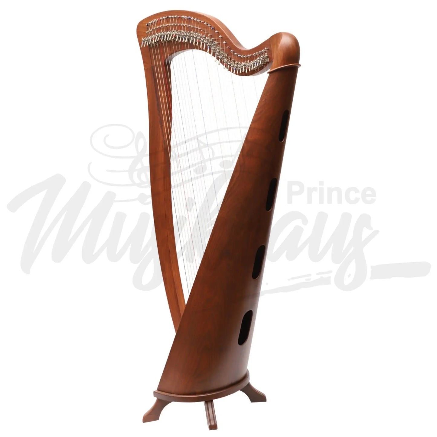 Mchugh Harp 38 String In Rosewood Round Back