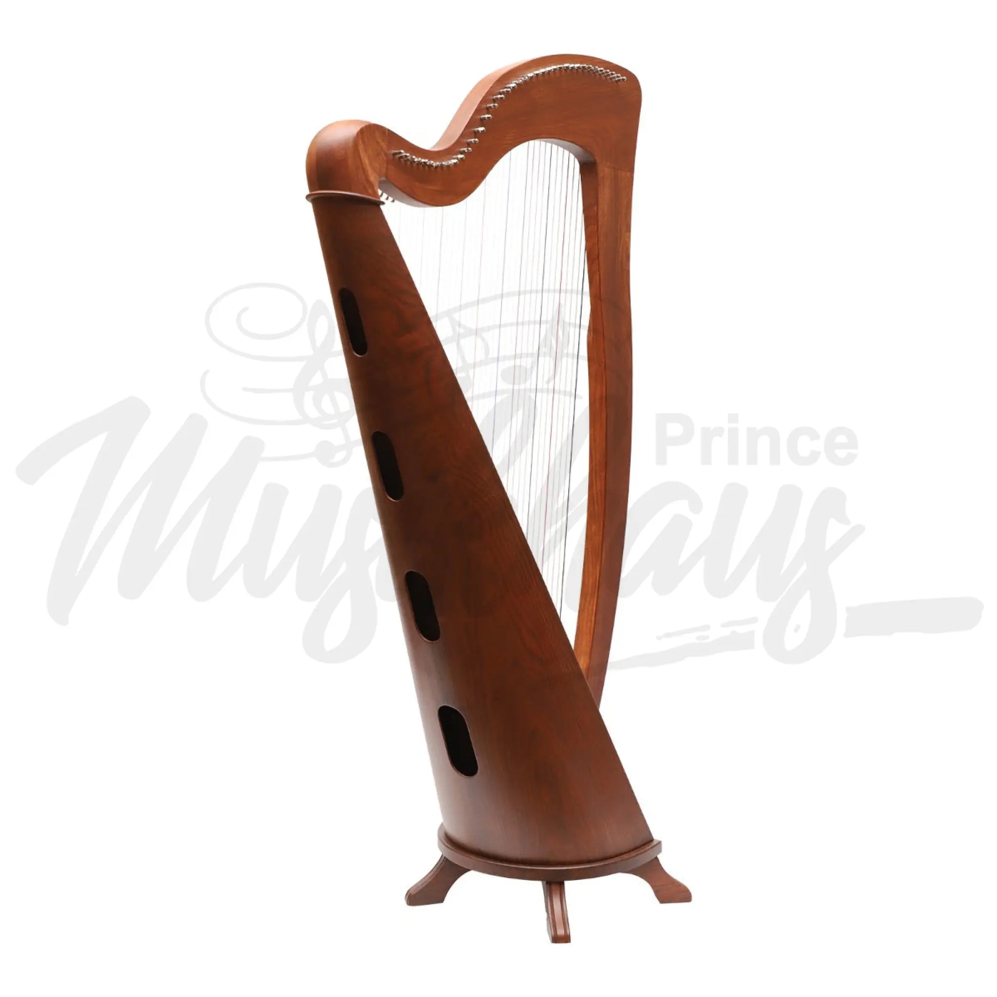 Mchugh Harp 38 String In Rosewood Round Back