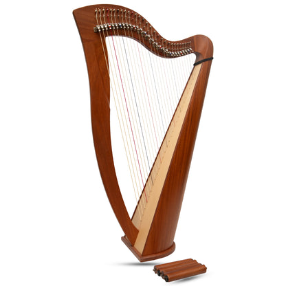 McHugh Harp 29 String Mahogany Roundback