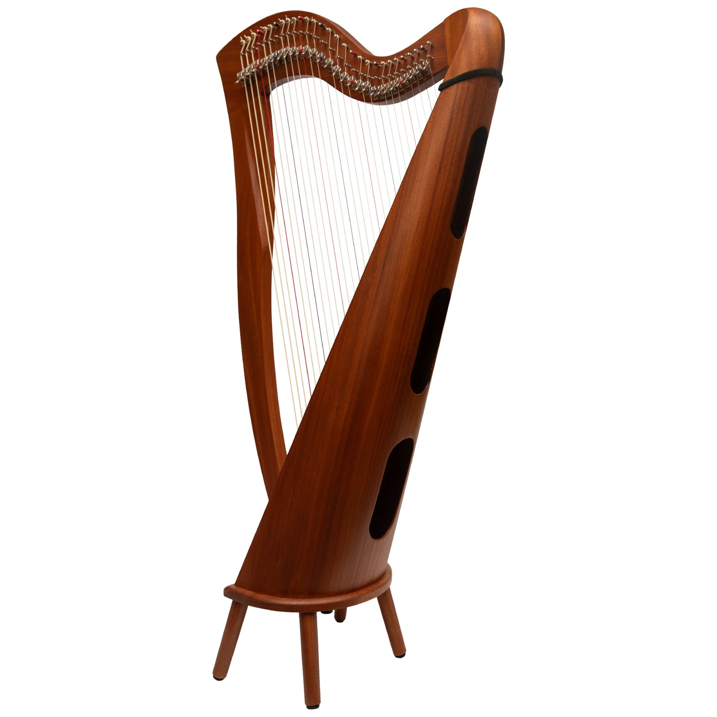 McHugh Harp 29 String Mahogany Roundback