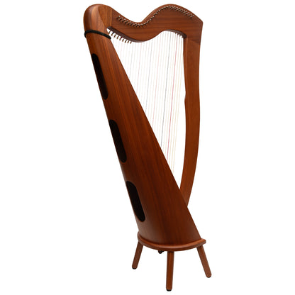 McHugh Harp 29 String Mahogany Roundback