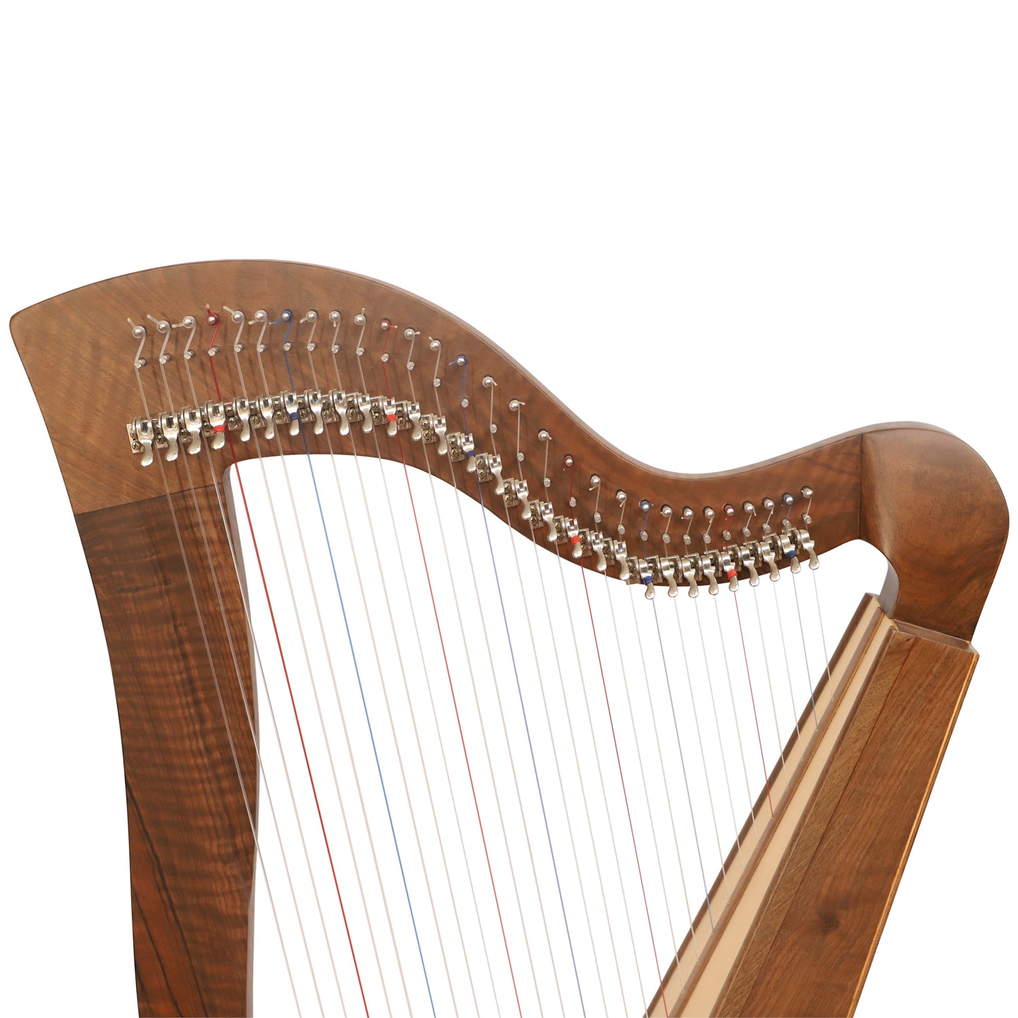 Mchugh Harp 29 Strings Walnut Wood Square Back