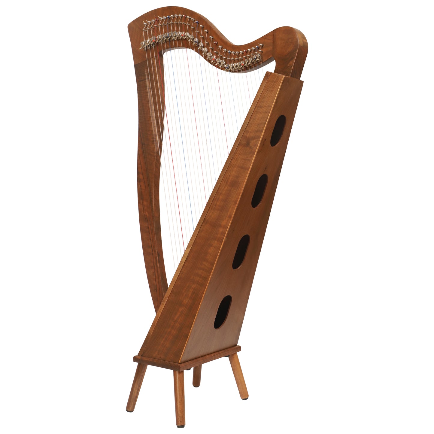 Mchugh Harp 29 Strings Walnut Wood Square Back