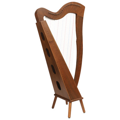 Mchugh Harp 29 Strings Walnut Wood Square Back