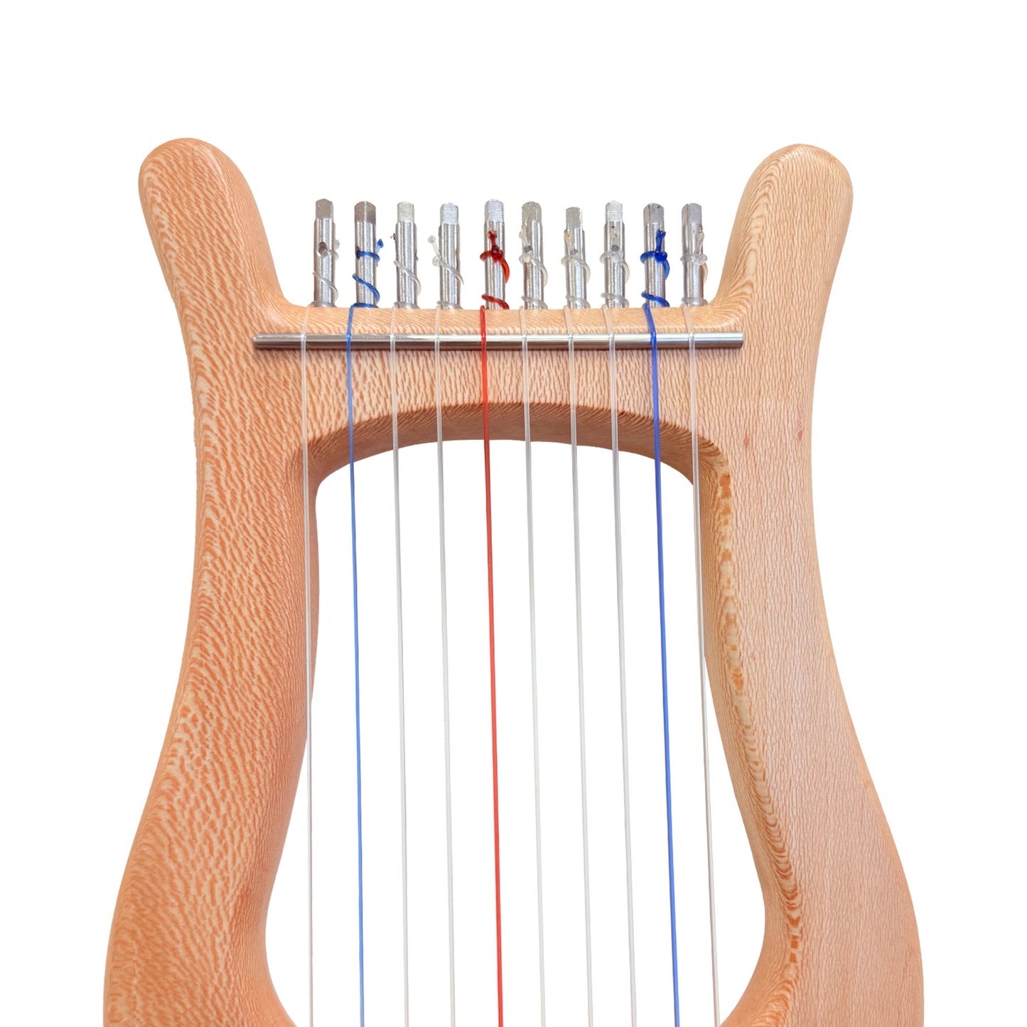 Mini Kinnor Harp, 10 String Lacewood