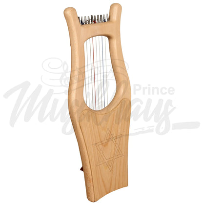 Mini Kinnor Harp 10 String Lacewood