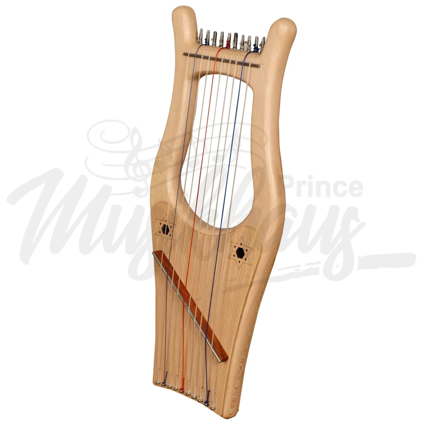 Mini Kinnor Harp 10 String Lacewood