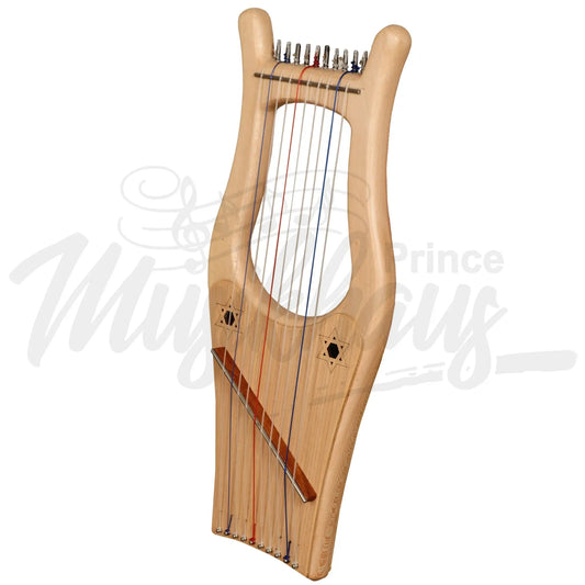 Mini Kinnor Harp 10 String Lacewood