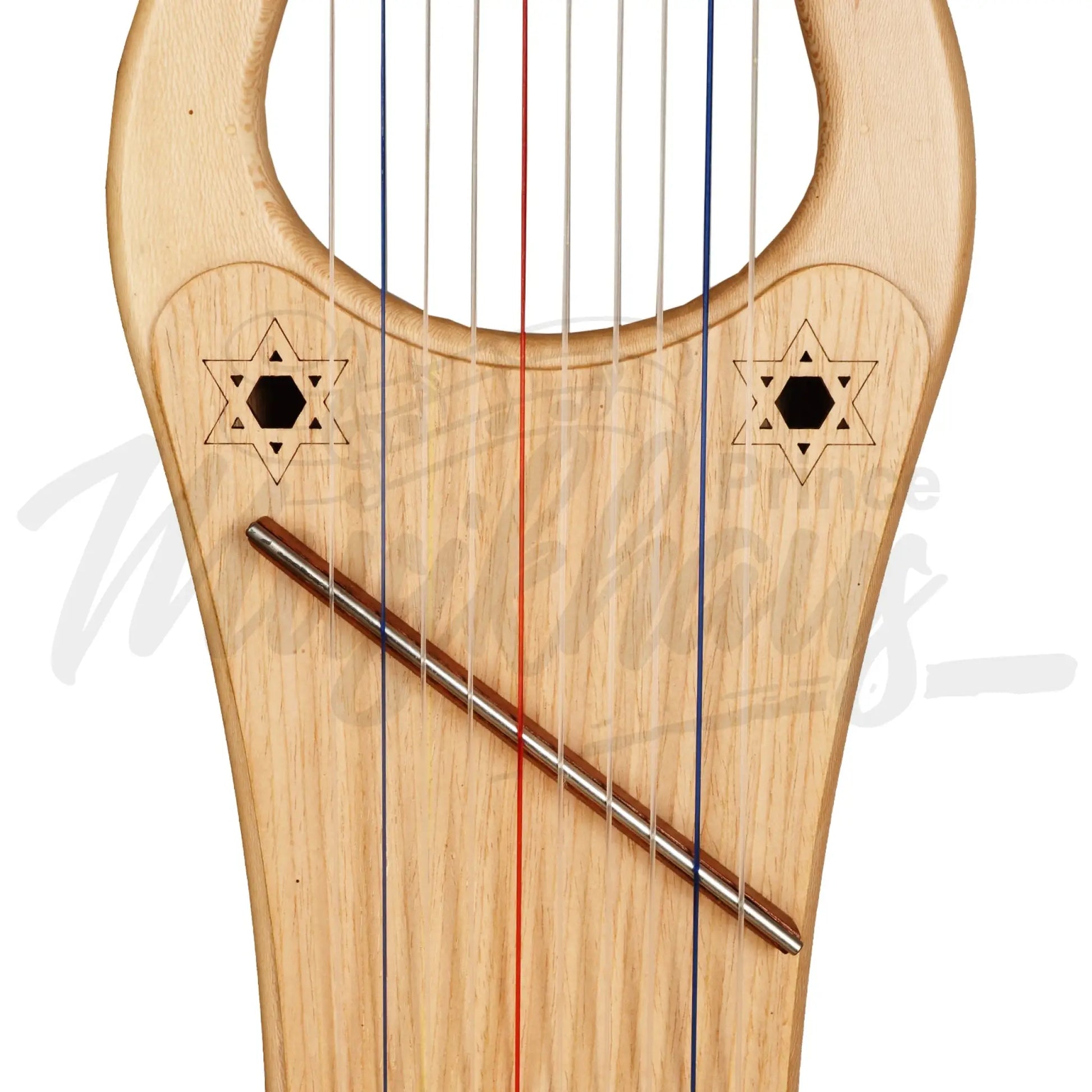 Mini Kinnor Harp 10 String Lacewood