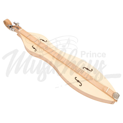 Mountain Dulcimer 4 String F-Hole Lacewood With Nickel Finish Hardware