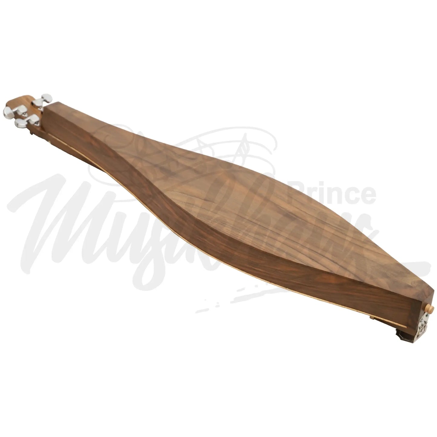 Mountain Dulcimer 4 String Teardrop Turn Scroll F-Hole Walnut