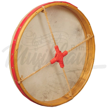 Musikhausprince Drum 22 Inch Intune Mulberry Red Strap