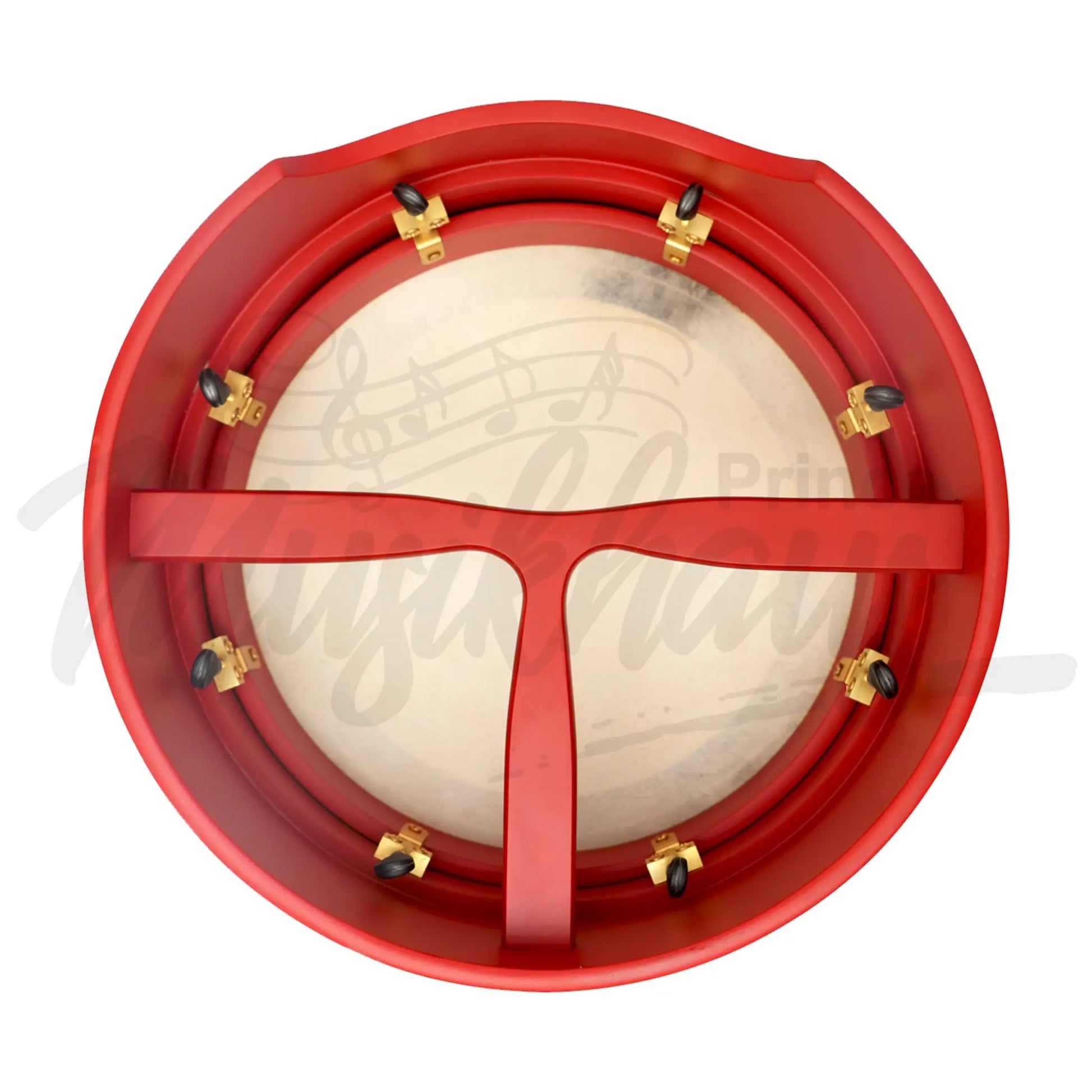 Muzikkon 14”X5’’ (35.5X12.5 Cm) Premium Celtic Irish Bodhran With Easy Tune System Deep Rim