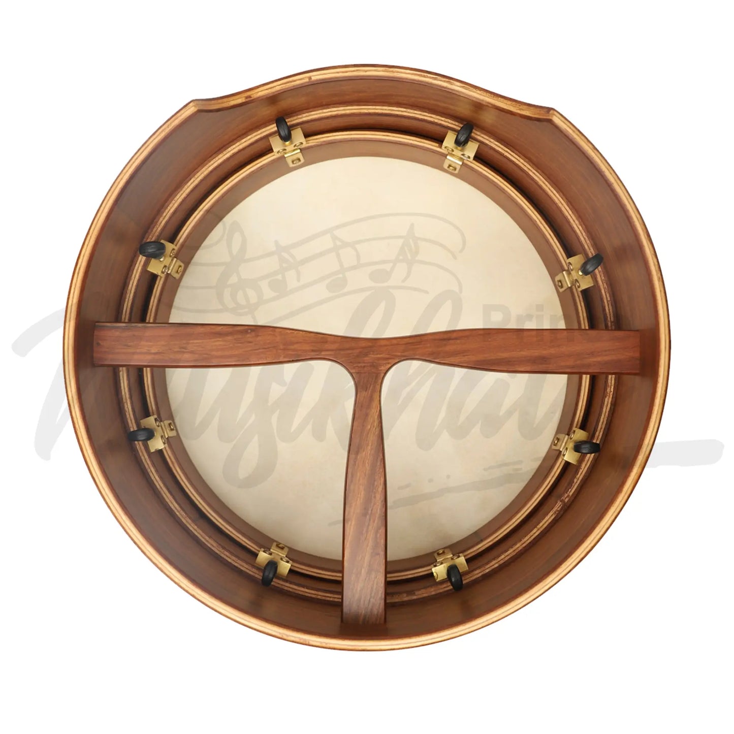 Muzikkon 14”X5’’ (35.5X12.5 Cm) Premium Celtic Irish Bodhran With Easy Tune System Deep Rim