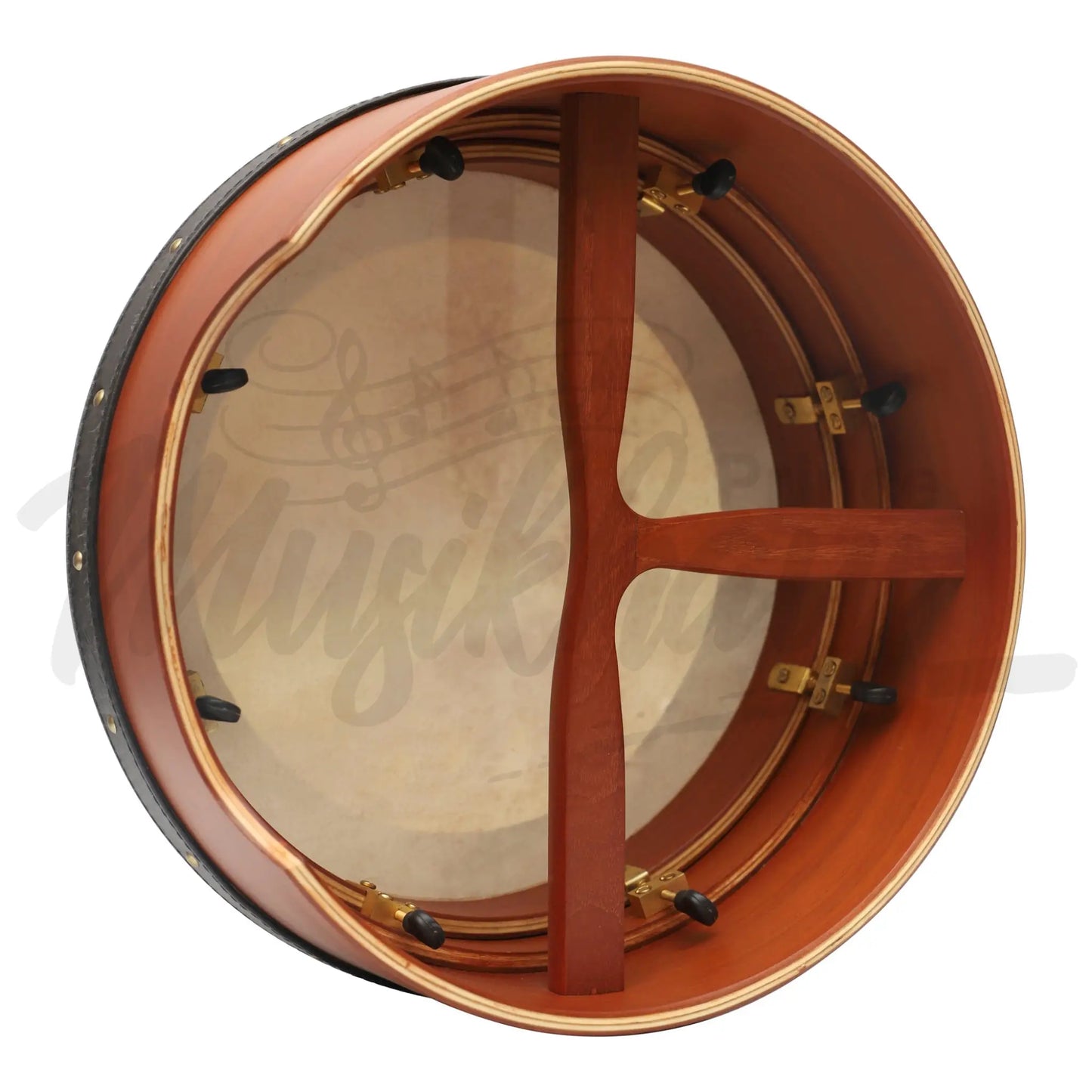 Muzikkon 14”X5’’ (35.5X12.5 Cm) Premium Celtic Irish Bodhran With Easy Tune System Deep Rim